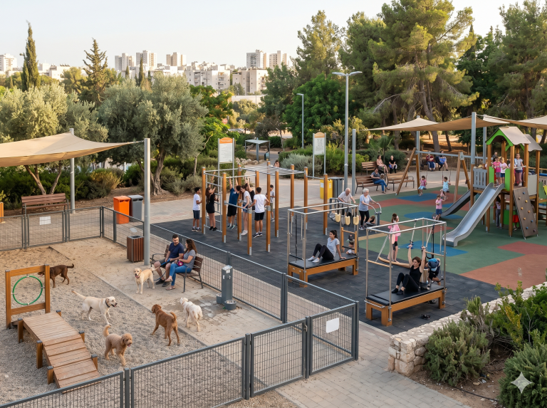 פיתוח פארקים ומרחבים ציבוריים